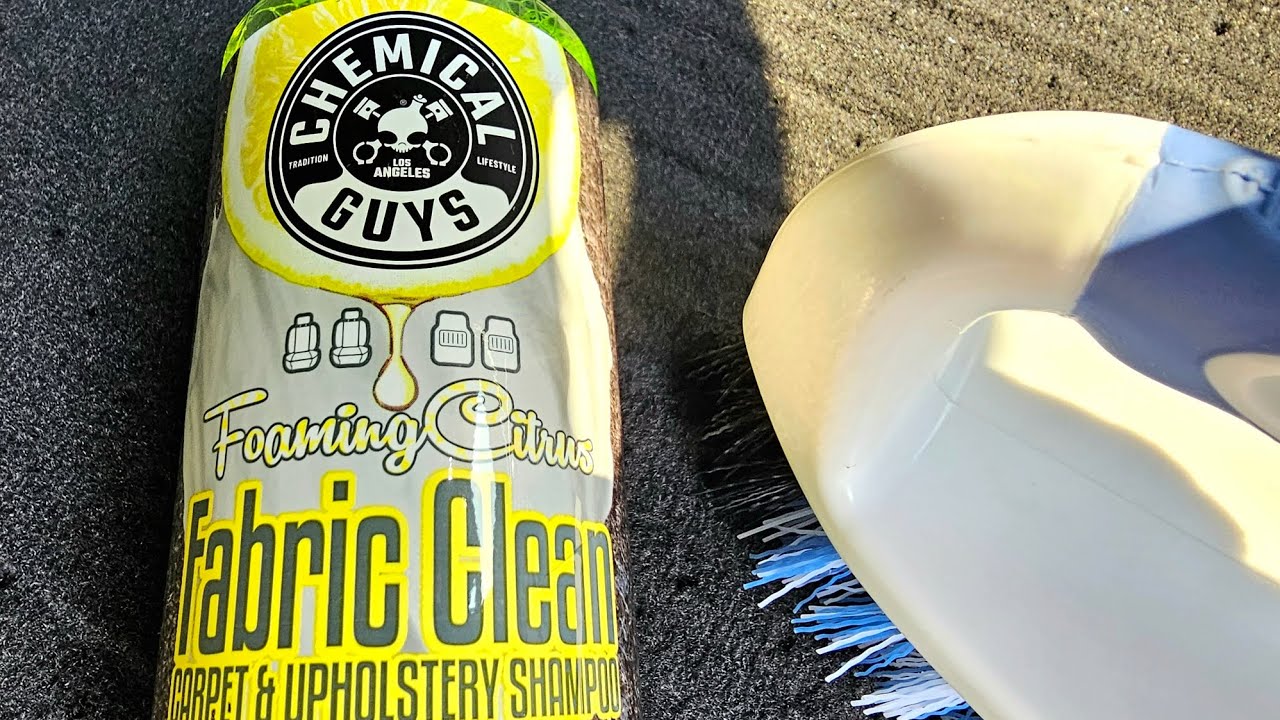 Chemical Guys Foaming Citrus Fabric Clean Carpet & Upholstery Shampoo Without Extractor Product Test