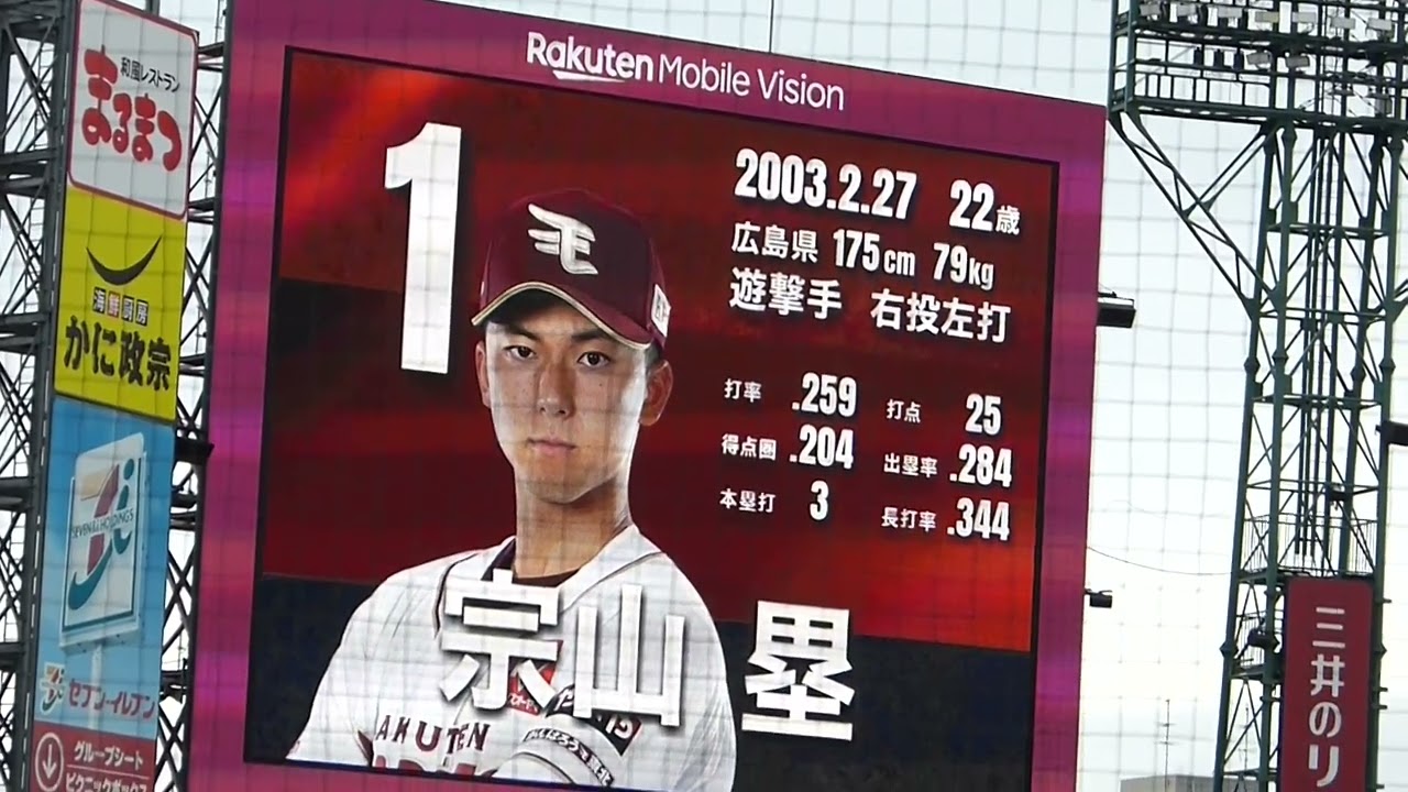 楽天イーグルス・宗山塁選手登場曲（楽天モバイルパーク宮城）