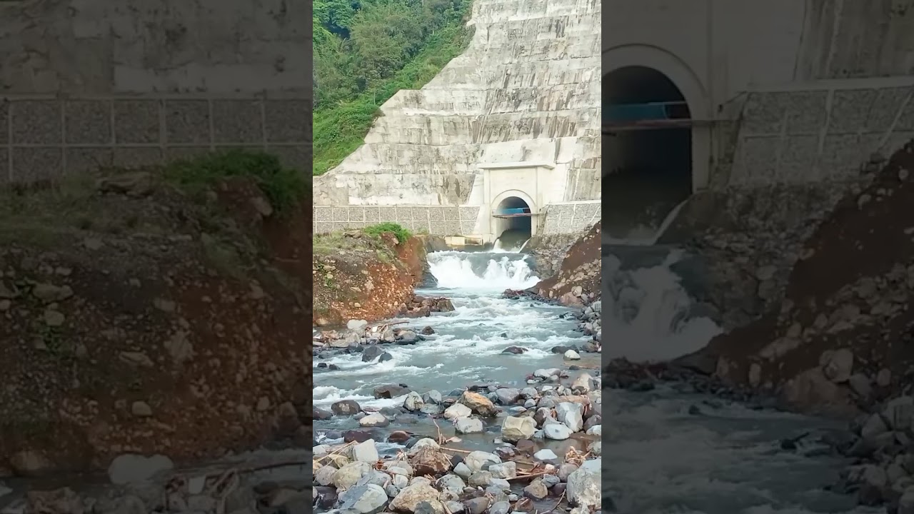 Sungai Bogowonto di dasar Bendungan Bener Purworejo  #naturesounds