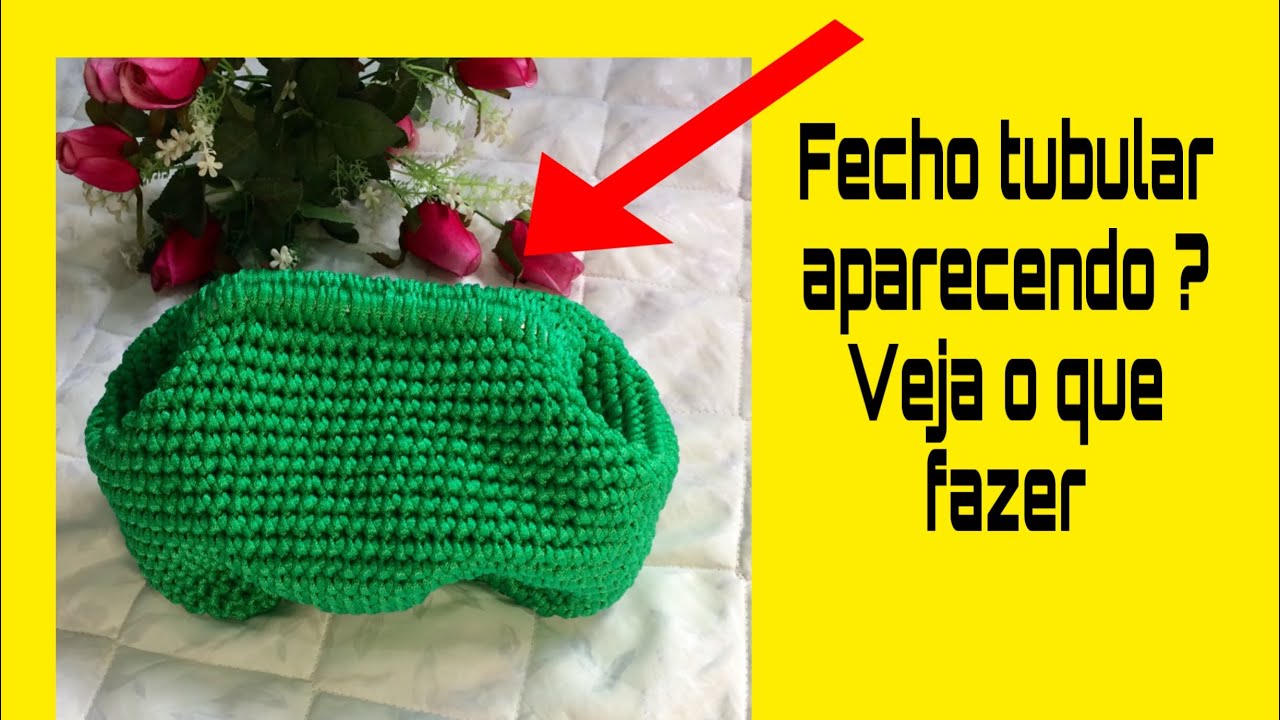 Fecho tubular cobertura perfeita #dica