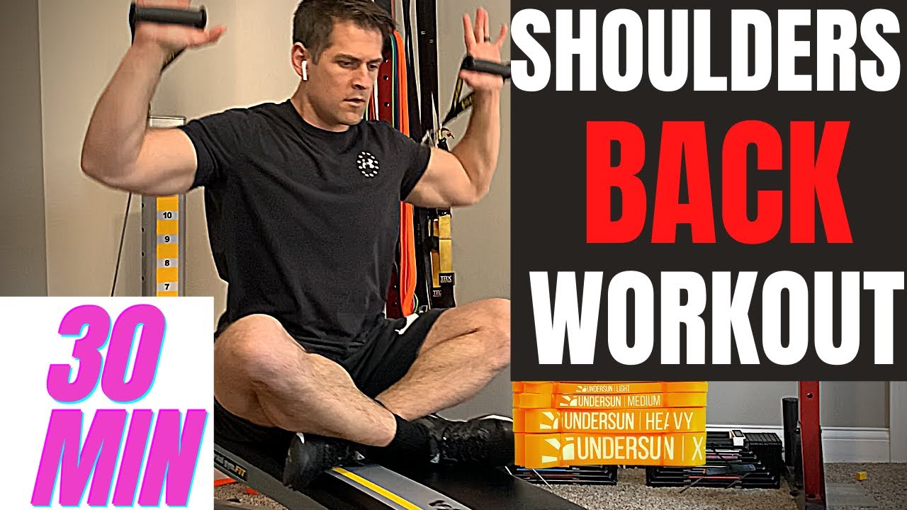Total Gym Shoulder and Back Workout (Follow Along) 30 min