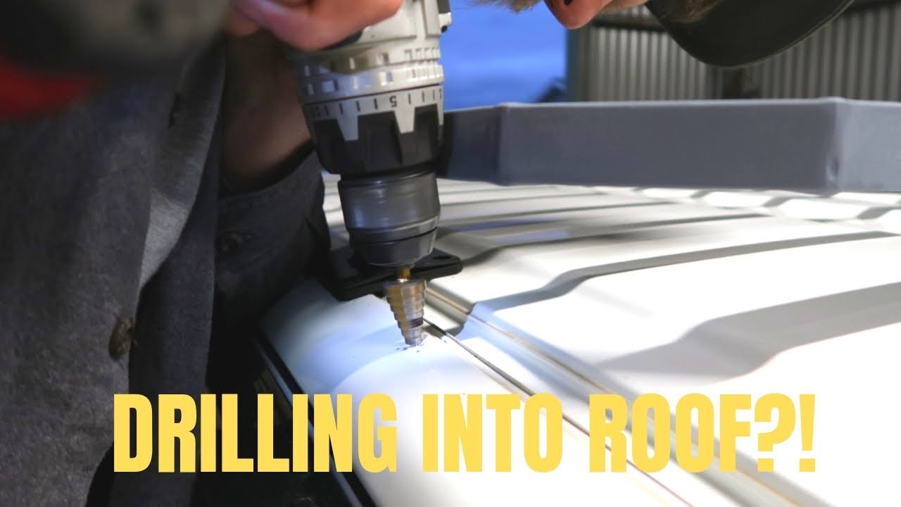 Roof Rack / Tray DIY --- Part  2 --- DRILLING HOLES INTO MY CARS ROOF?!