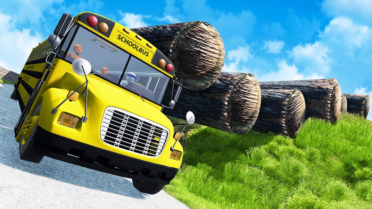 We Crushed Cars with Massive Logs and Broke the Game in BeamNG Multiplayer!