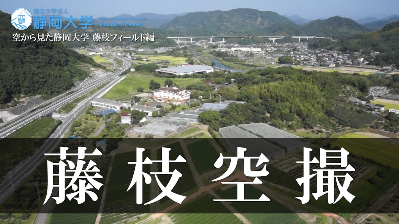 空から見た静岡大学 藤枝フィールド編 地域フィールド科学教育研究センター 農学部