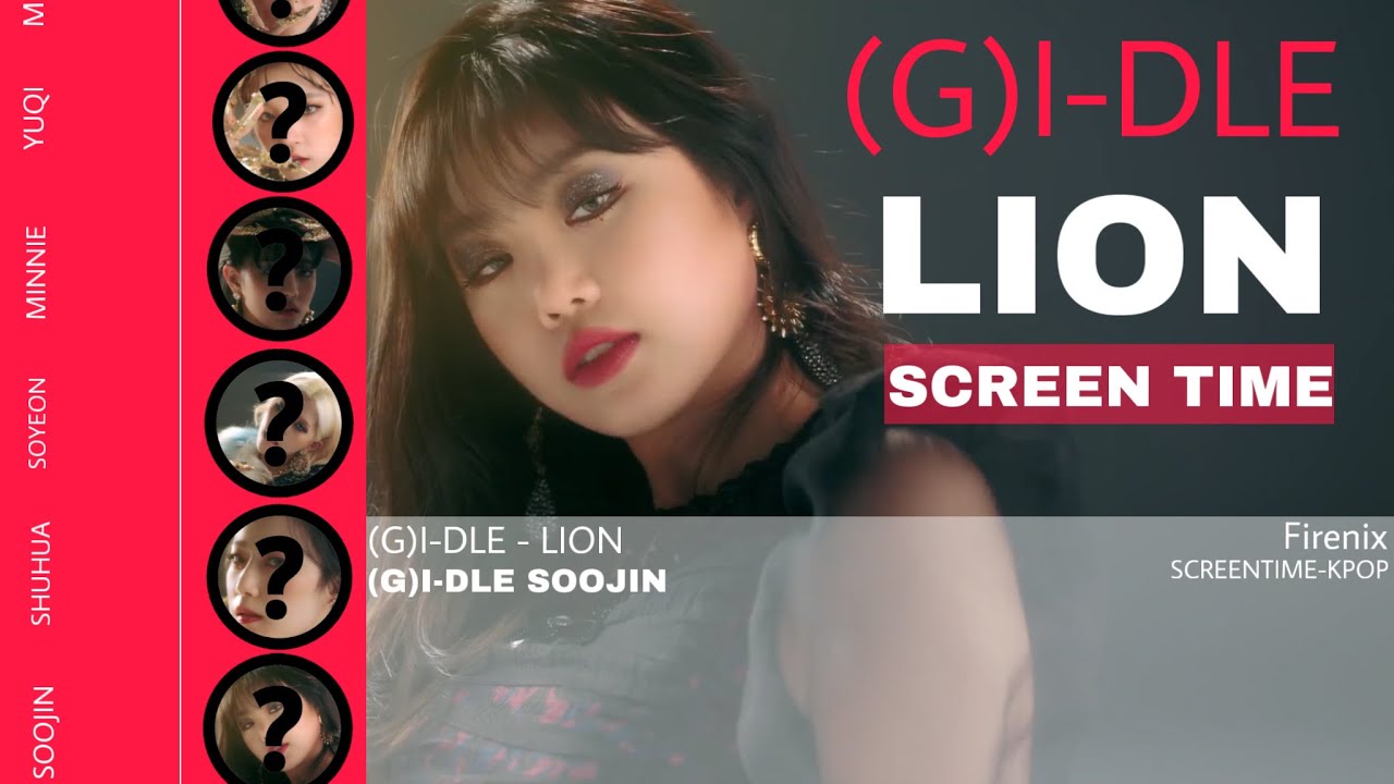 (G)I-DLE - Lion (Focus/Solo Screentime Distribution)