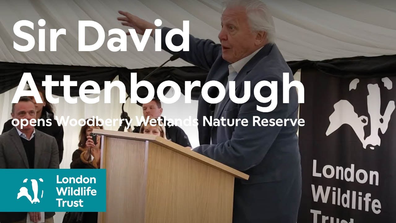 Sir David Attenborough opens Woodberry Wetlands for London Wildlife Trust