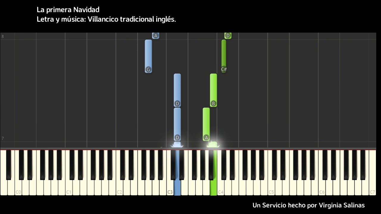 The First Noel / La primera Navidad / LDS / SUD Piano Tutorial