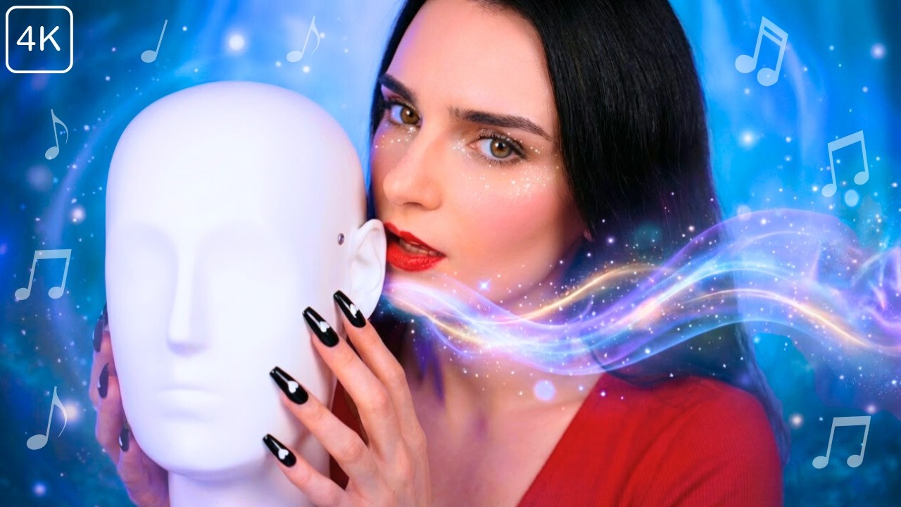 ASMR 🧜🏻‍♀️ 3D Humming IN YOUR EARS + Triggers for SLEEP 😴 Mic Scratching Tapping Massage NO TALKING