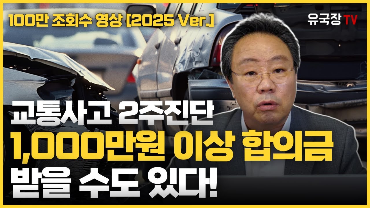#313 교통사고 2주 진단으로도 1,000만원 이상 합의금 받을수도 있다! [2025년 Ver.]