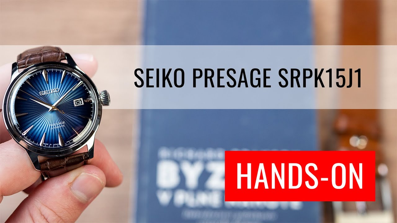 HANDS-ON: Seiko Presage Automatic SRPK15J1 Cocktail Time