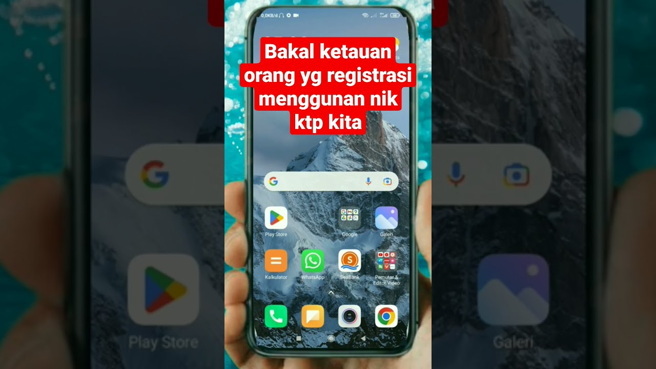 Cara cek nik KTP terdaftar di nomor mana saja #short #shortvideo #ceknomor #registrasi #kartuperdana