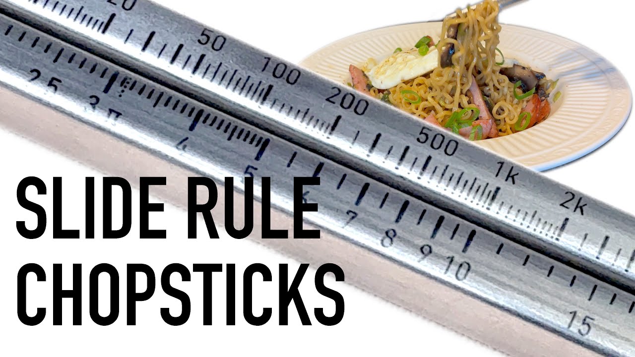 Slide Rule Chopsticks Review / HowTo