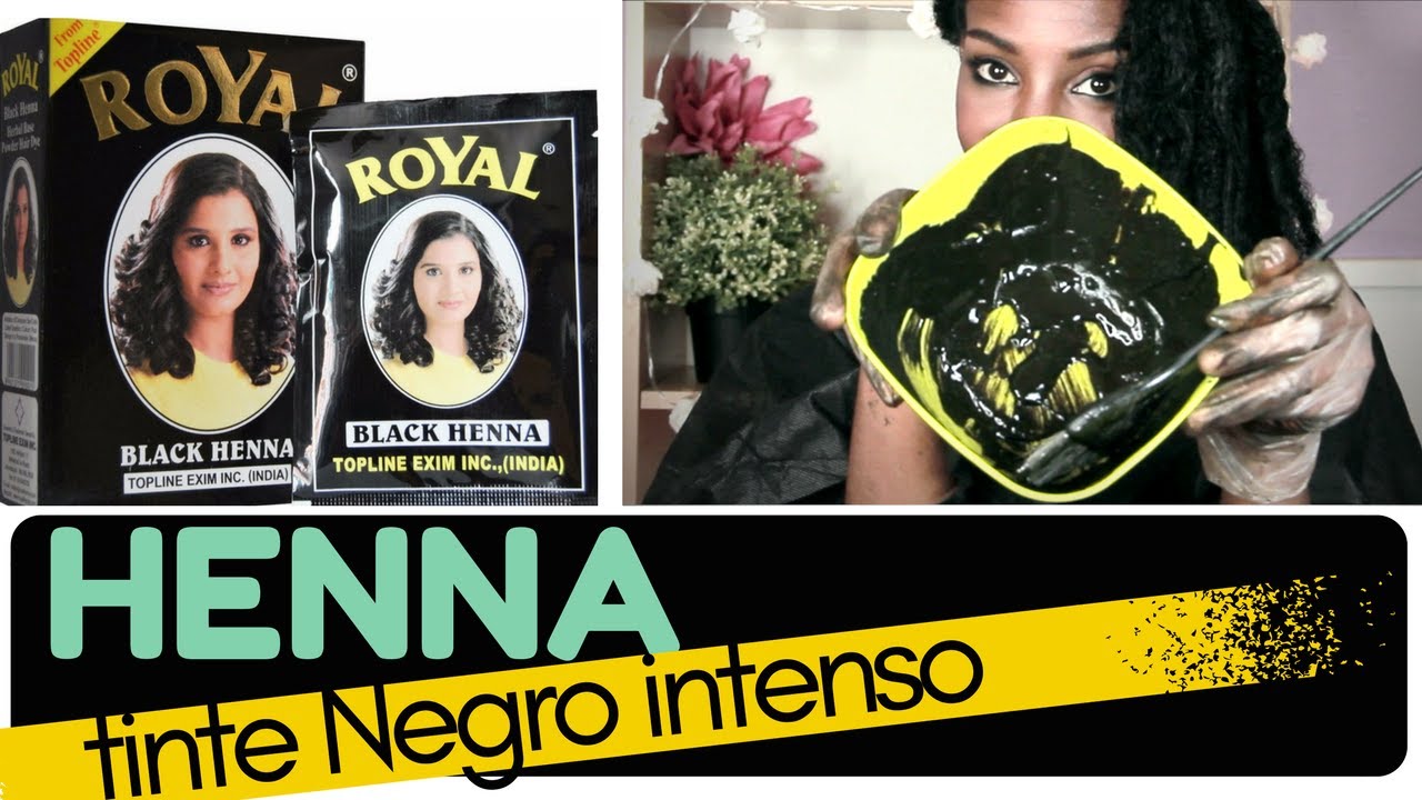 Henna - Tinte negro intenso