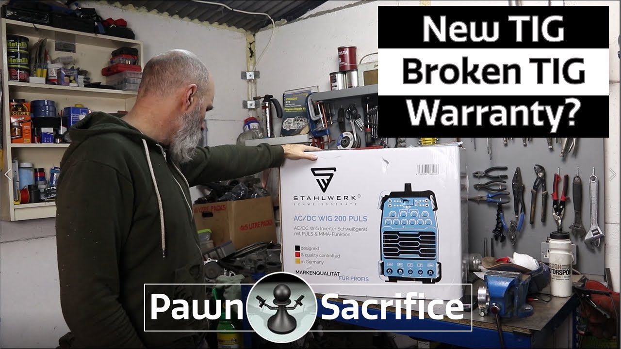 Stahlwerk ACDC Pulse TIG 200 - Opening, novice view + It Broke (Service Review)