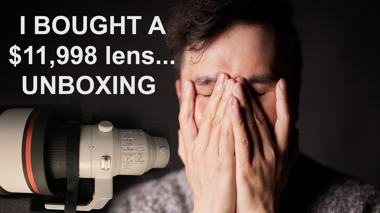 Unboxing a $10,000 lens. The Sony 400mm 2.8... why did I buy it?