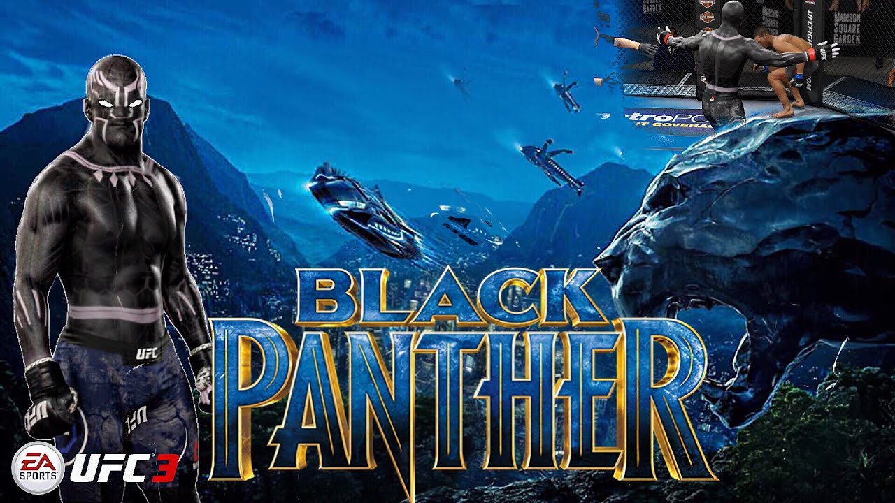 EA Sports UFC 3 - Black Panther (T'challa Returns For His Throne! / Handplant Kick OP? /  UT ranked)