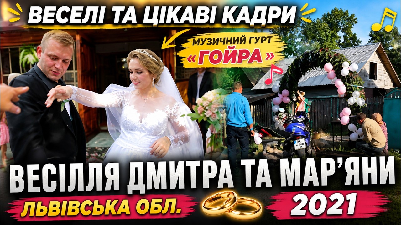 Веселі та цікаві кадри ➤ Музичний гурт Zabava Band Гойра ➤ весілля Дмитра та Мар