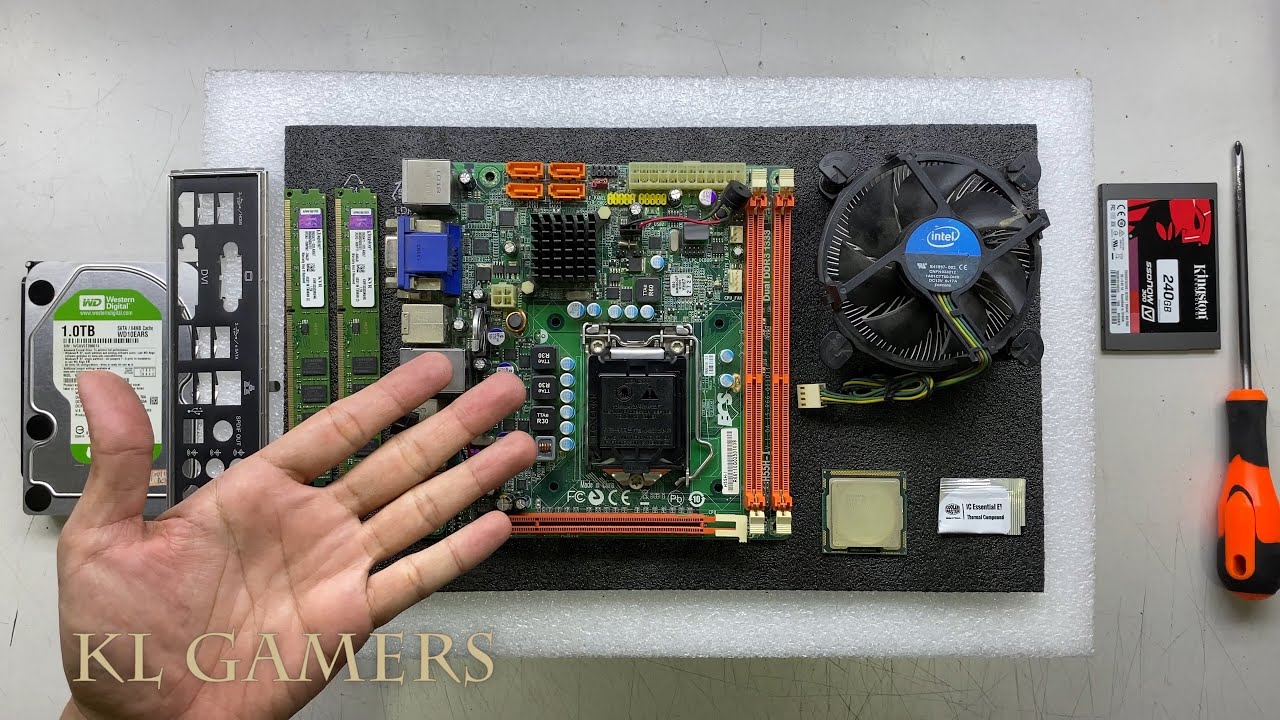 intel Core i3 530 First Gen intel ECS H55H-I ITX Desktop PC Build