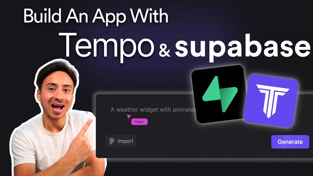 Building a CRM using AI with Tempo and Supabase