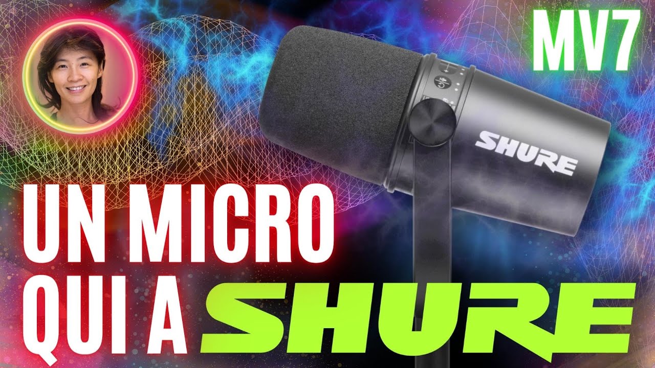 Le micro Shure MV7 (USB + XLR) qui fait studio d'enregistrement à lui tout seul