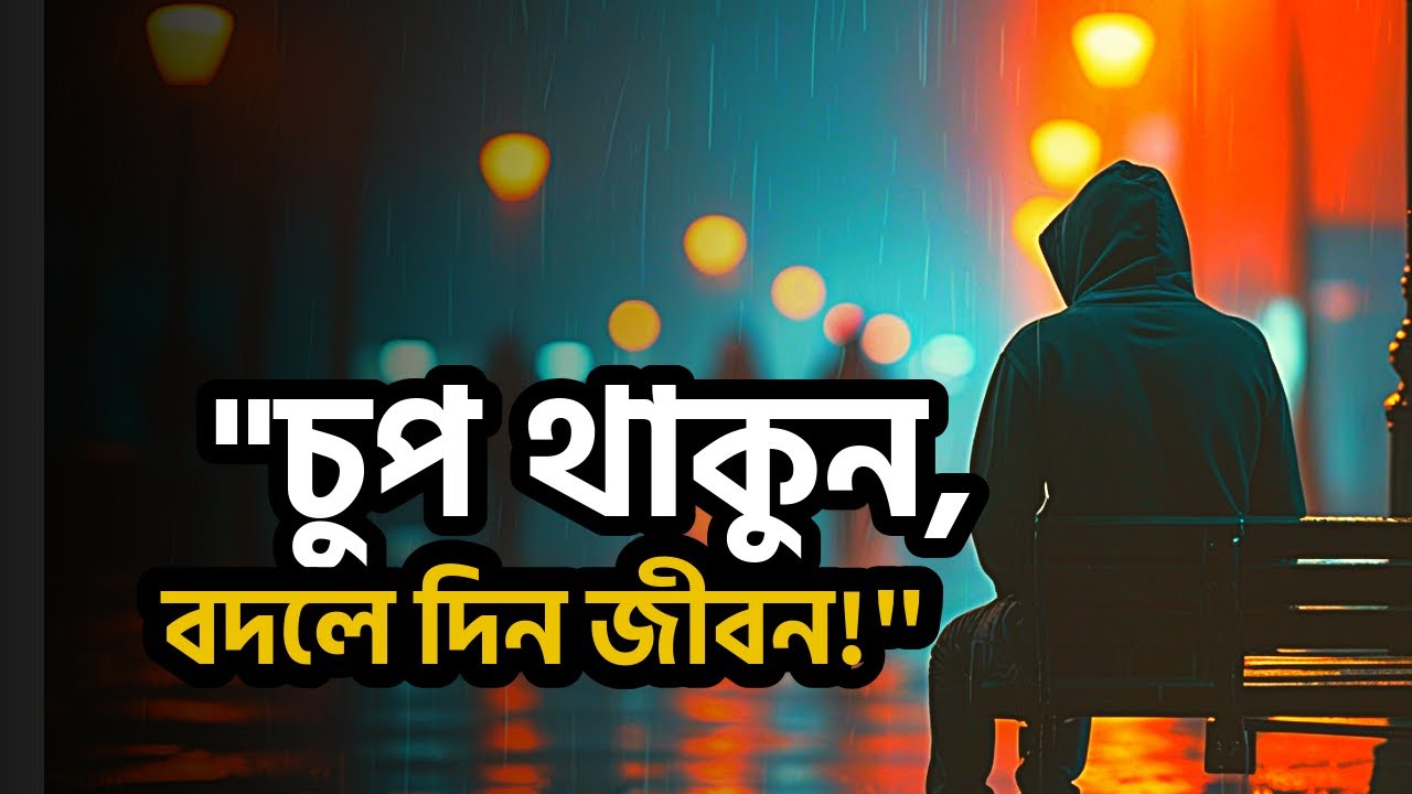 চুপ থাকার ক্ষমতা - নিরবে সফল হবার রহস্য - Bangla Best Motivational Speech