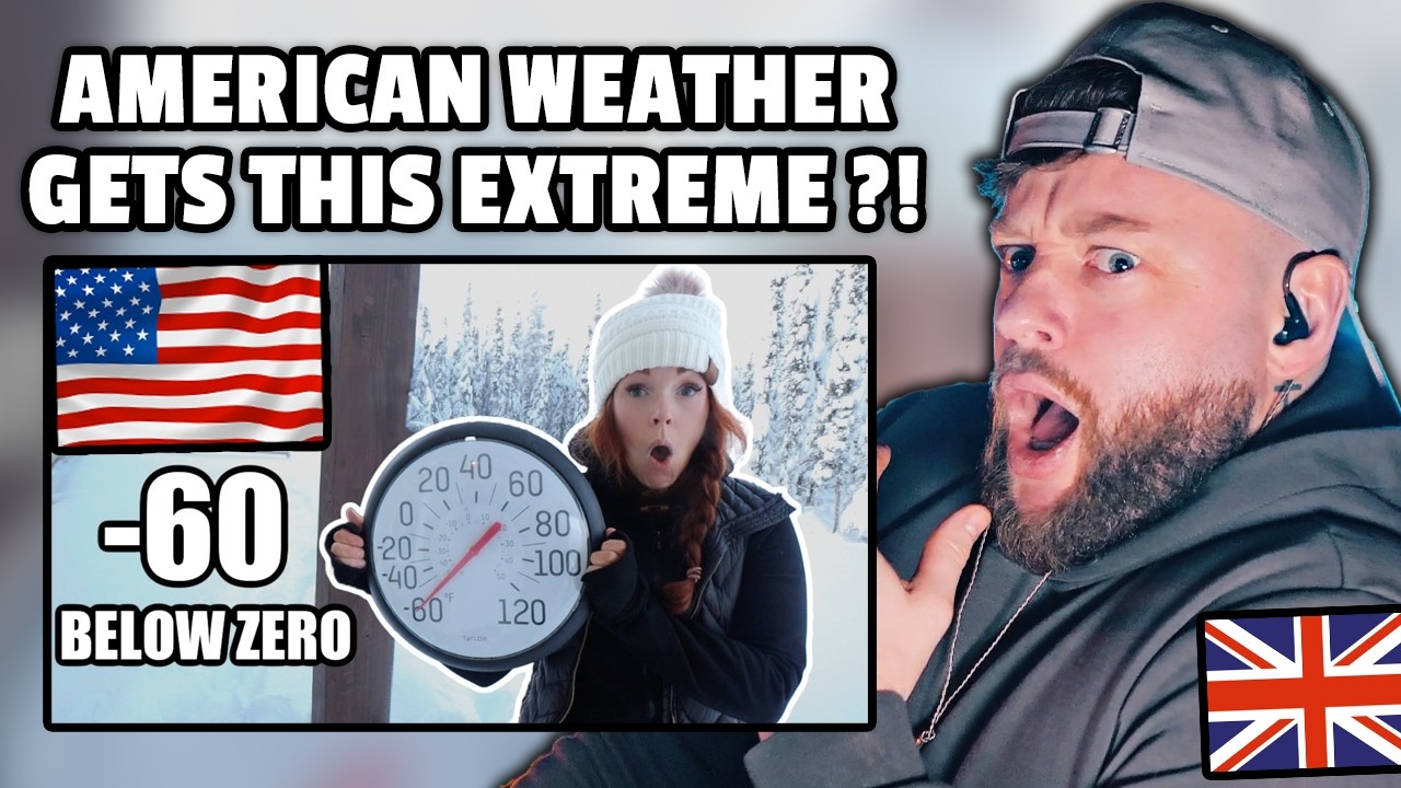 Brit Reacts to Living in EXTREME Cold in Alaska, America!