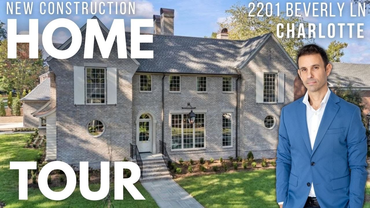 Luxury Myers Park Estate Tour | 2201 Beverly Dr I New Construction Masterpiece With 6,280 Sq Ft