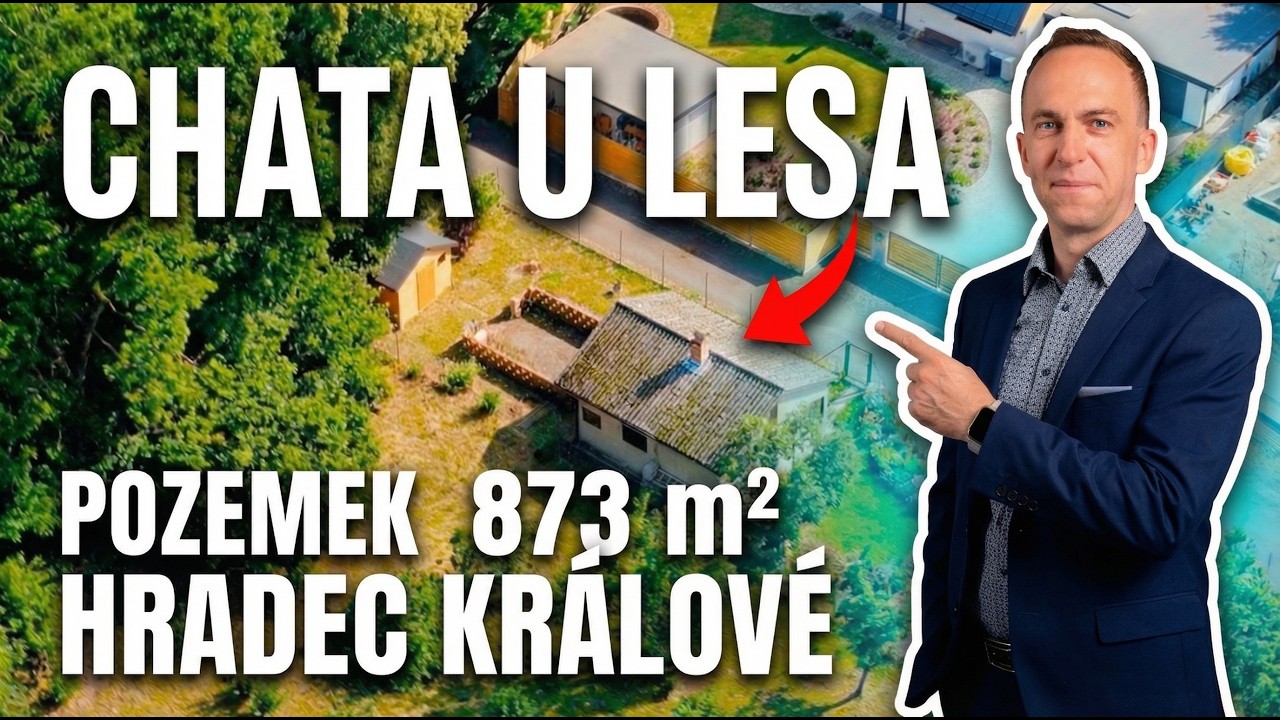 🏡 Prodej chaty na jedinečném místě přímo u lesa v Hradci Králové 🌲