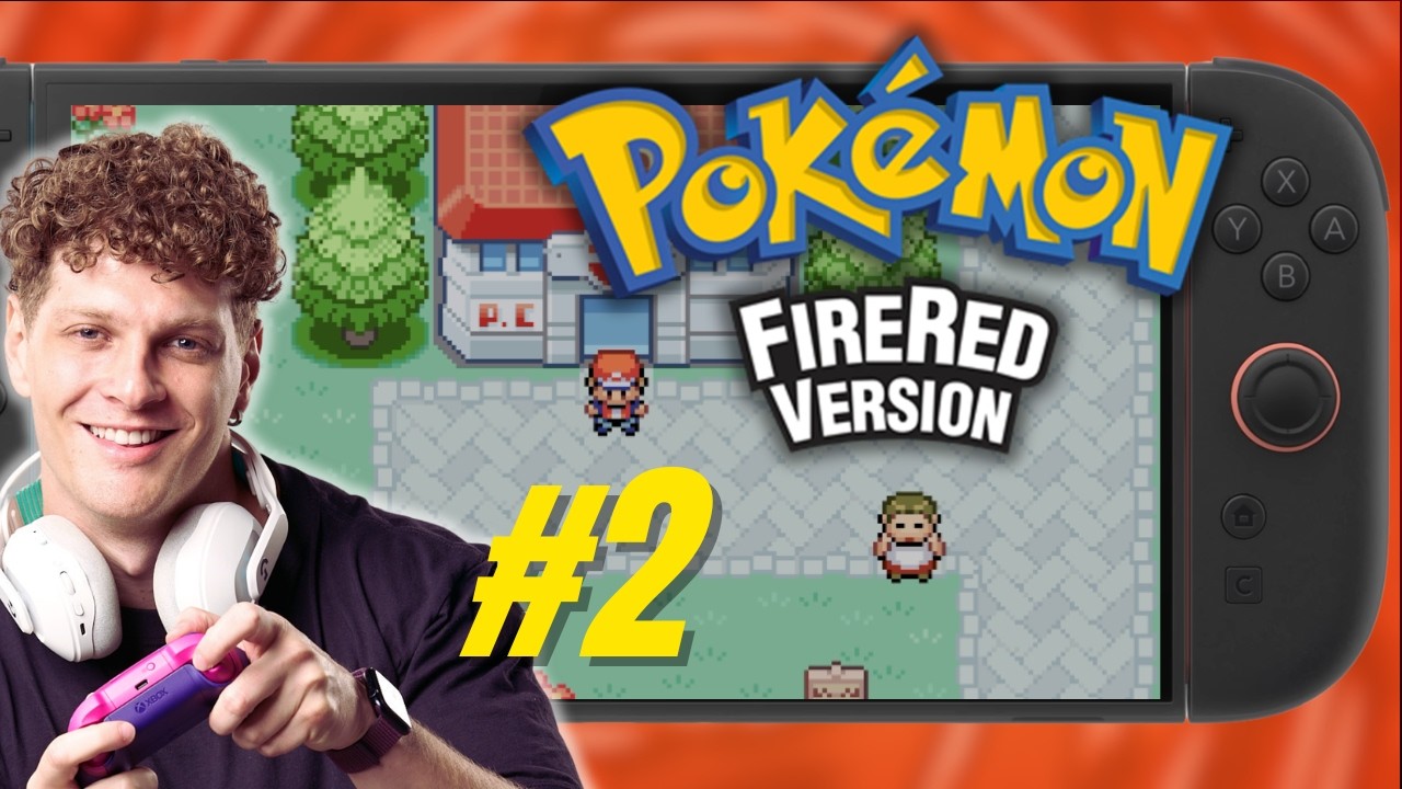 POKEMON FIRE RED no Nintendo SWITCH (GINÁSIO do BROCK e MISTY) gameplay PT-BR