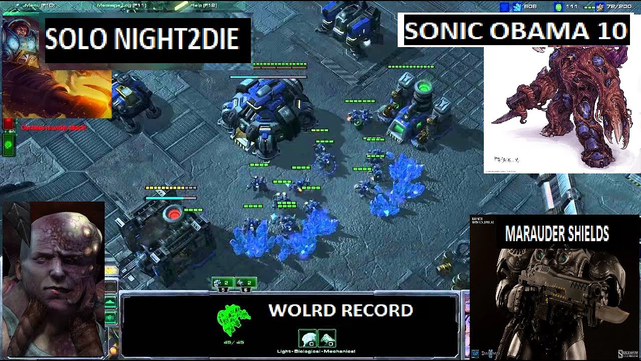 StarCraft II - Left 2 Die Arcade SOLO - Night 2 Die (Endless Mode) - WORLD RECORD - WAVE 22