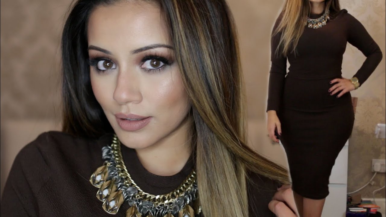 Clubbing Get Ready With Me // Brown Toned Makeup | Kaushal Beauty