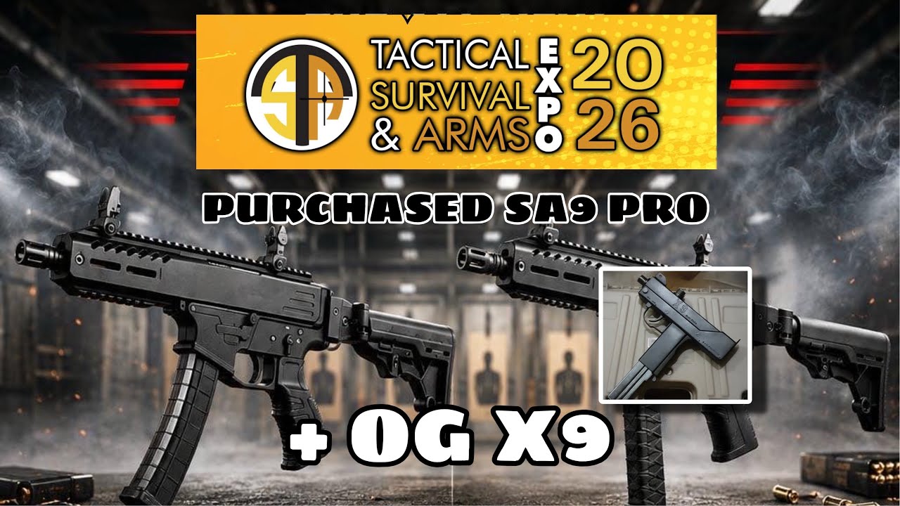 TACTICAL SURVIVAL & ARMS EXPO 2026 | TACSEXPO2026 | SHOOTERS SA9 PRO 9mm + OG X9 9mm