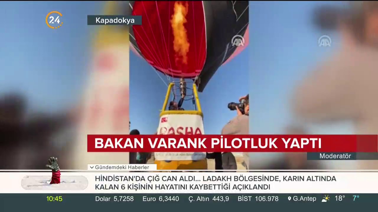 Nevşehir'de üretilen ilk yerli balon havalandı