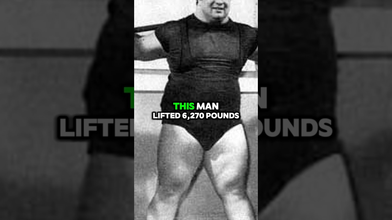 HE WAS THE STRONGEST HUMAN IN HISTORY