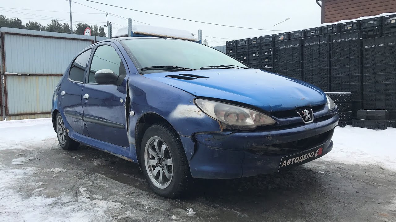 Peugeot 206 2A/C (I, 2A), 2001 г.в., TU3A (1.4L, 75 л.с.), МКПП