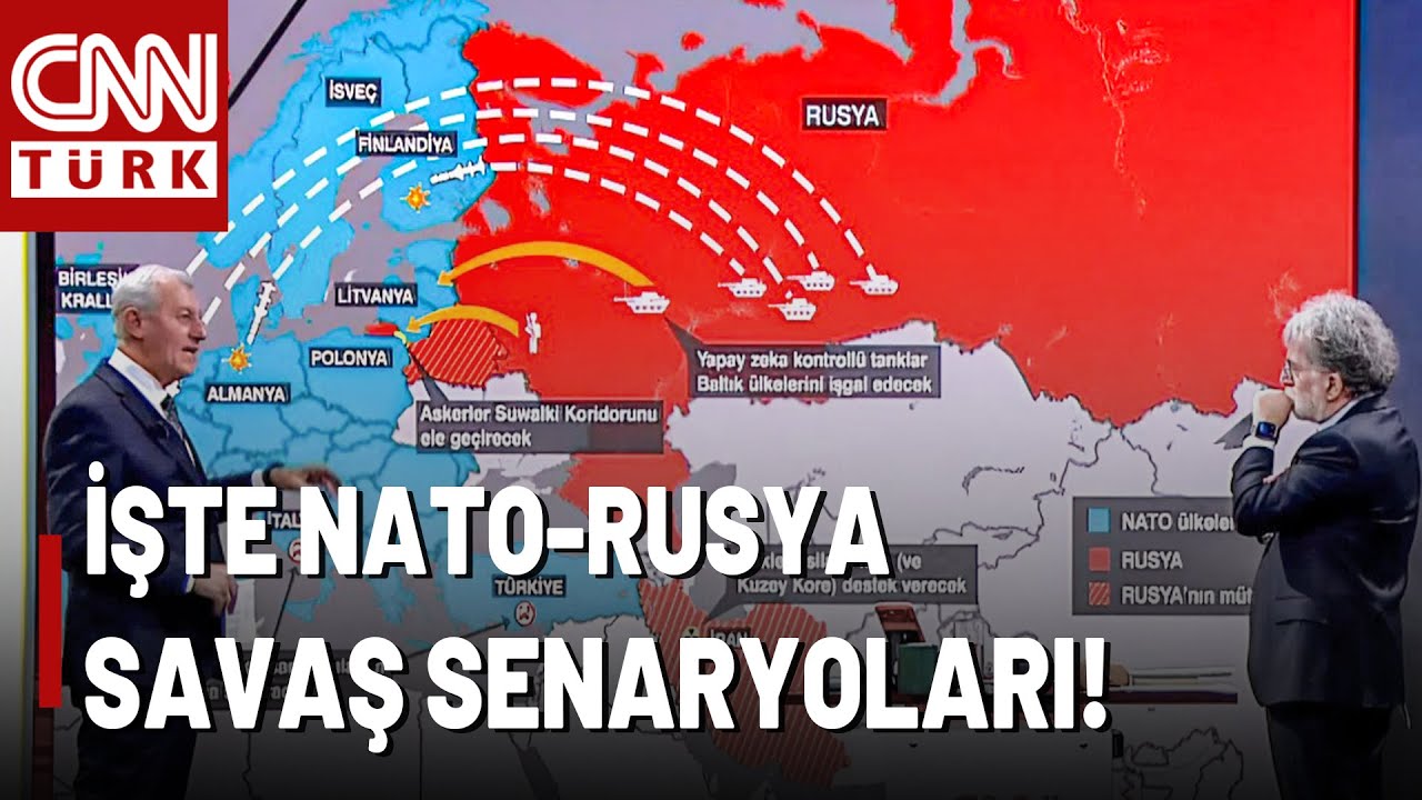 Daily Mail O Haritayı Yayınlamıştı: İşte Daily Mail'in 2044 Rusya-NATO Savaş Senaryosu!