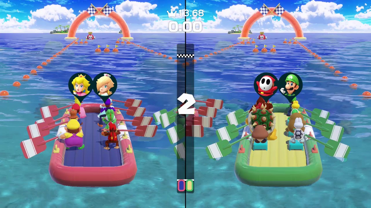 Super Mario Party Random Choice #24 Peach vs Rosalina vs Shy Guy vs Luigi