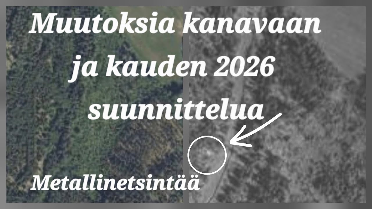 Metallinetsintää - Muutoksia kanavaan ja kauden 2026 suunnittelua #metaldetecting #metallinetsintä