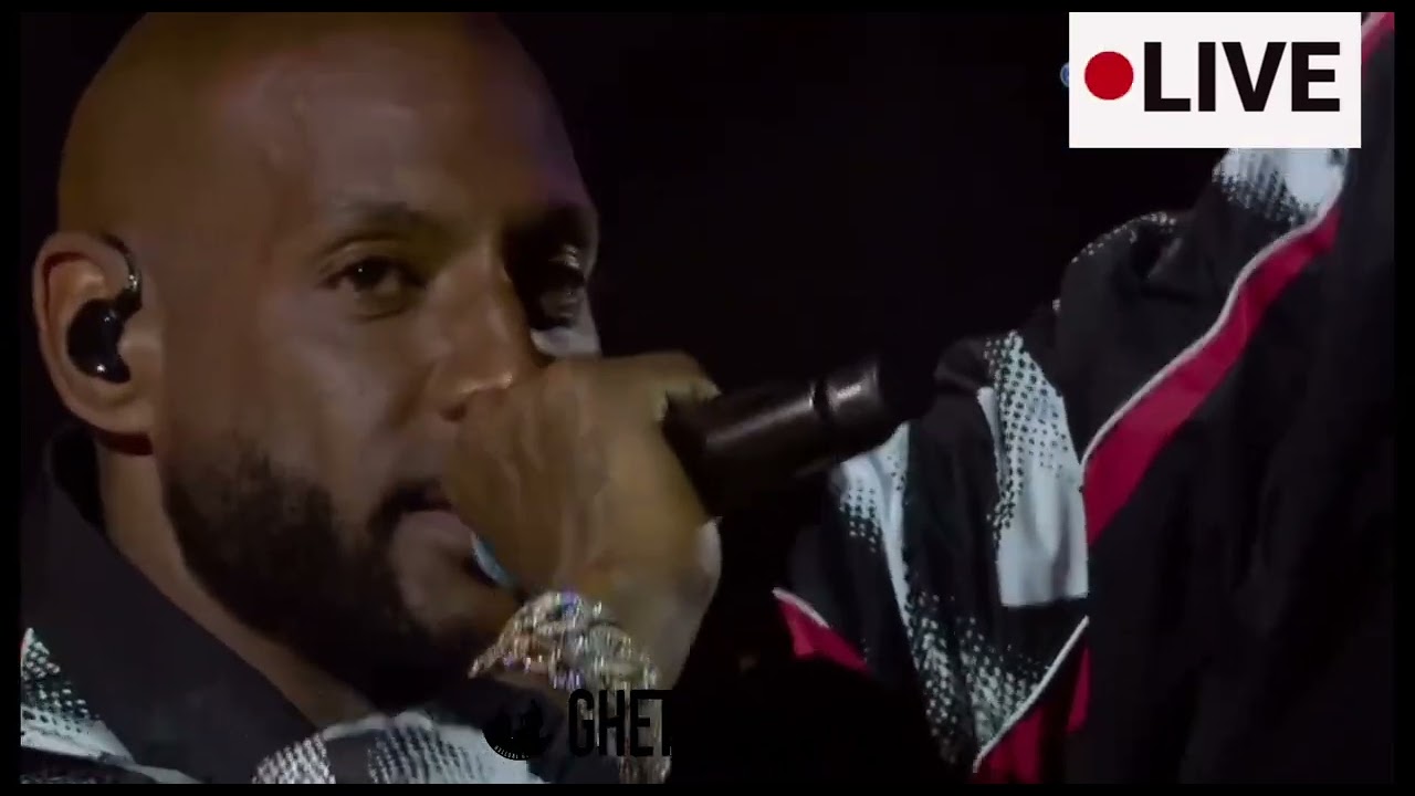 Booba performance live parc des princes 