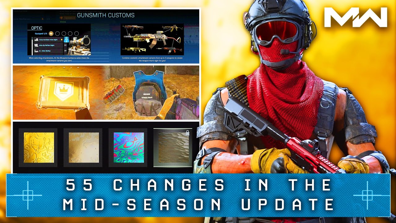 Call of Duty WARZONE: The 55 BIG CHANGES of the Mid-Season Update (MW Update 1.20)