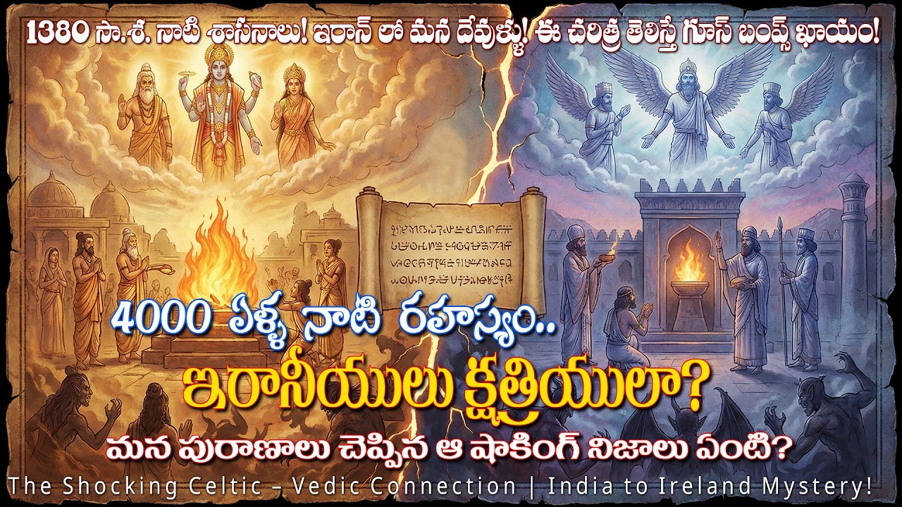 4000-Year-Old Secret: Are Iranians Actually Lost Indian Kshatriyas? (Proof from Puranas)