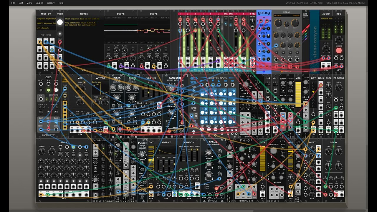 VCV Rack Patch 323 - Stone Canyon