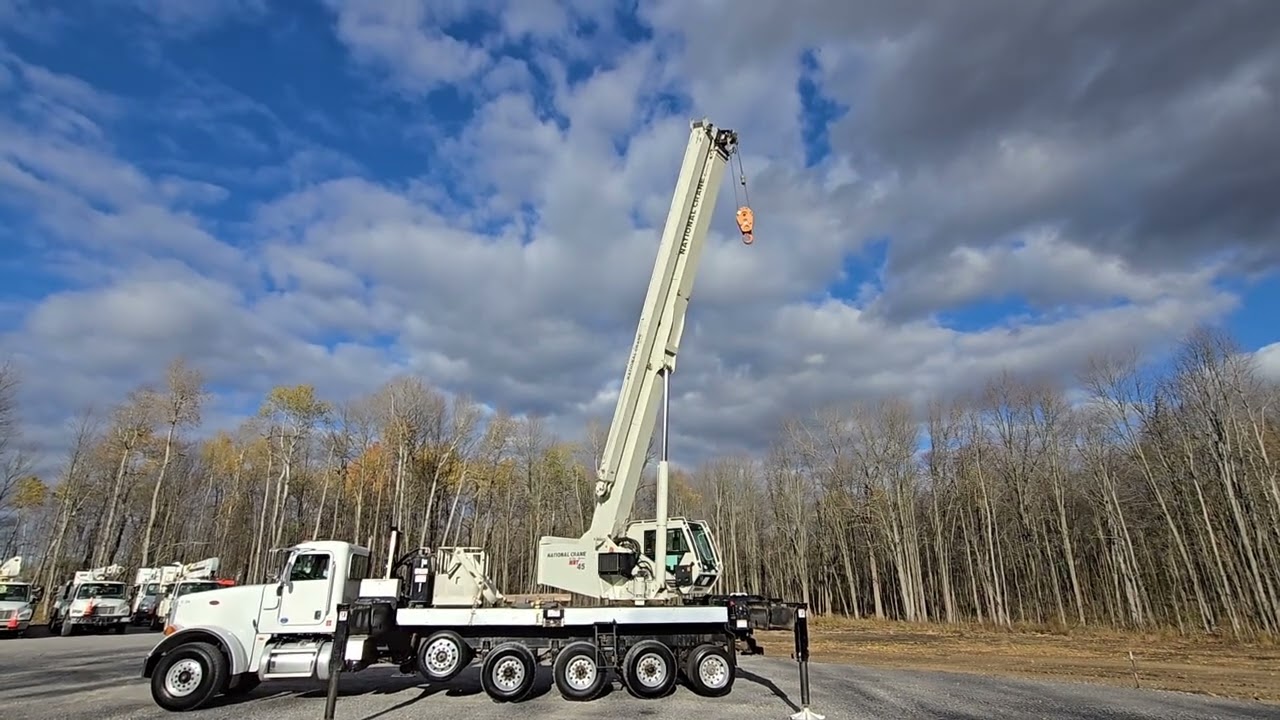 2014 PETERBILT 367 NATIONAL NBT45 CRANE DEMONSTRATION