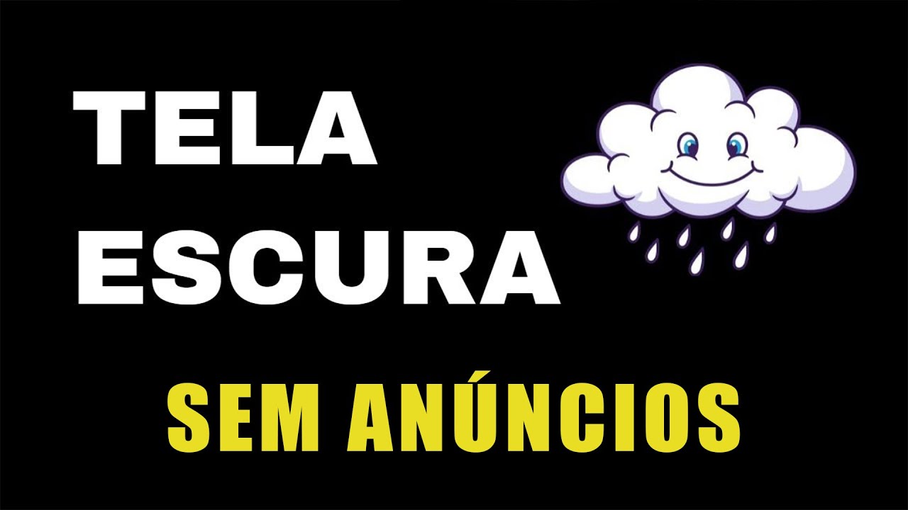 Som de Chuva para Dormir e Relaxar 🌧 Chuva TELA PRETA Sem Anuncio | Melhor Ruído Branco #73