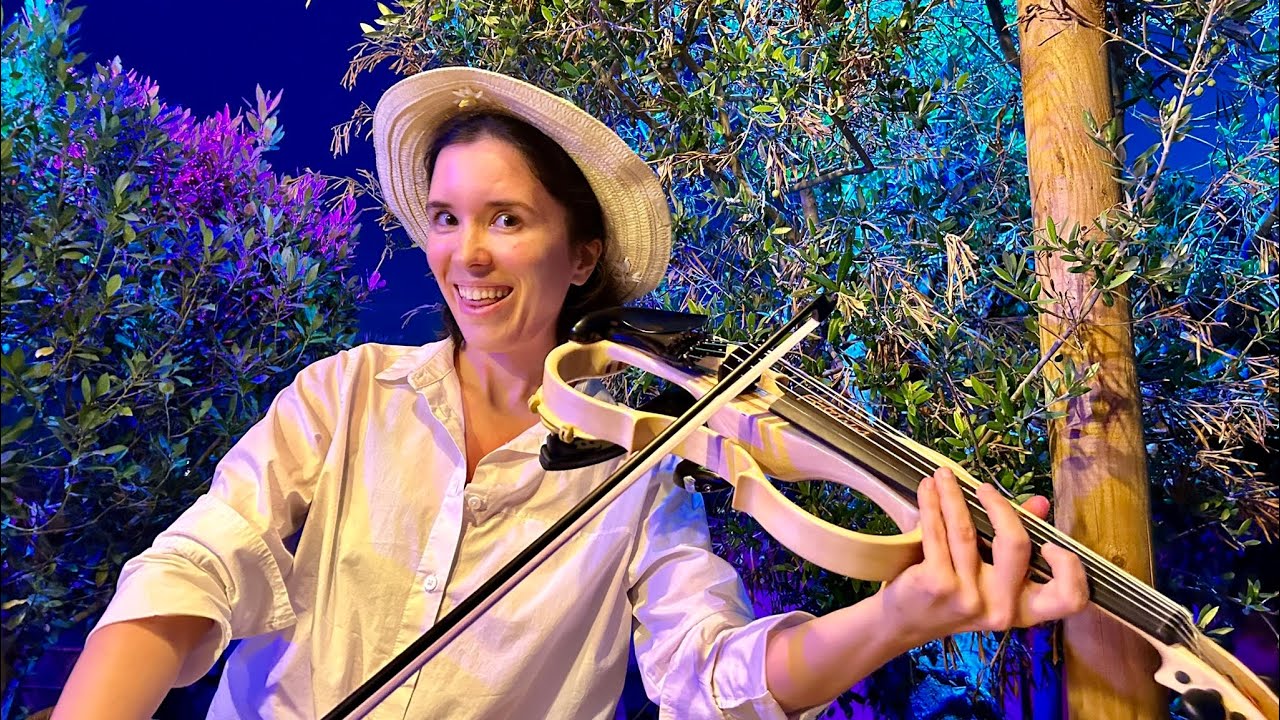 🎻 Violin Live Improvisation to the music of a French Beach Bar 🌊