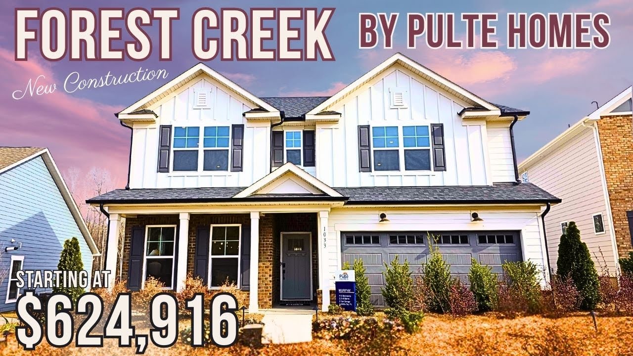 Проект дома «Мёрфи» | Pulte Homes | Ваксхо, Северная Каролина, Южная Шарлотта. Новый дом.
