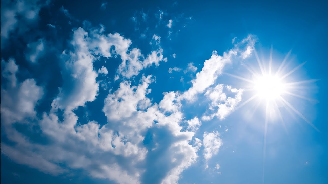 1 Hour Sky & Clouds | Sun Dappled Time-Lapse Ambience