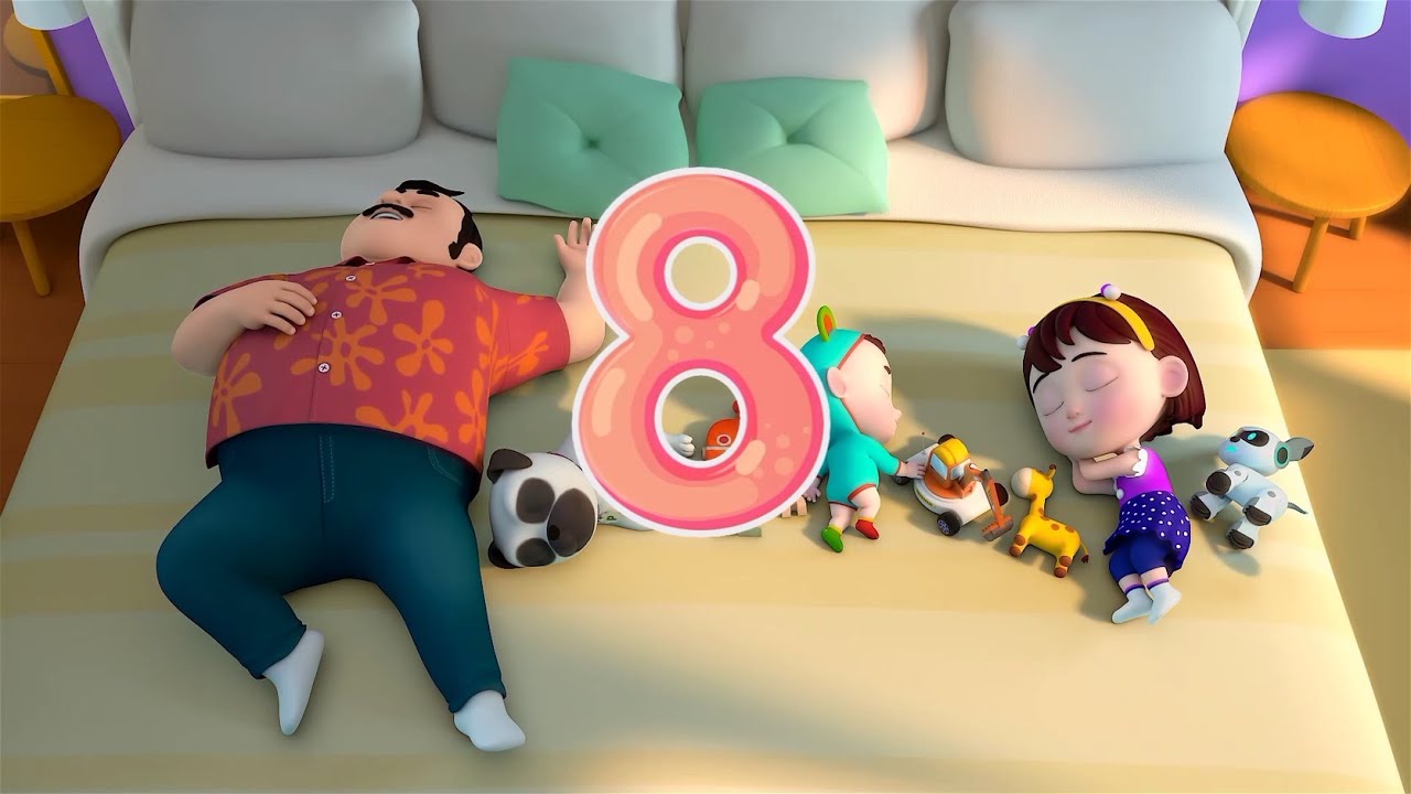 Ten In The Bed | Numbers Song | Learn Counting | Best English Songs