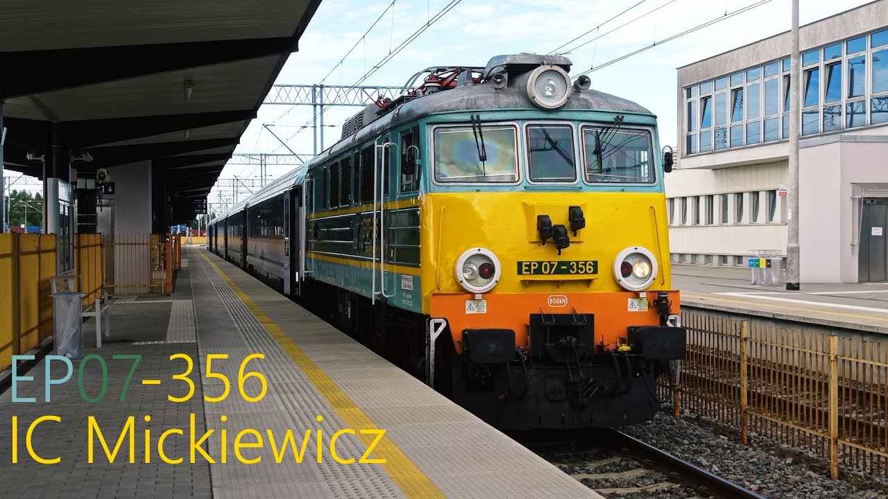 🟡 Ż&oacute;łte czoło na IC Mickiewicz [przyjazd + manewry + odjazd]