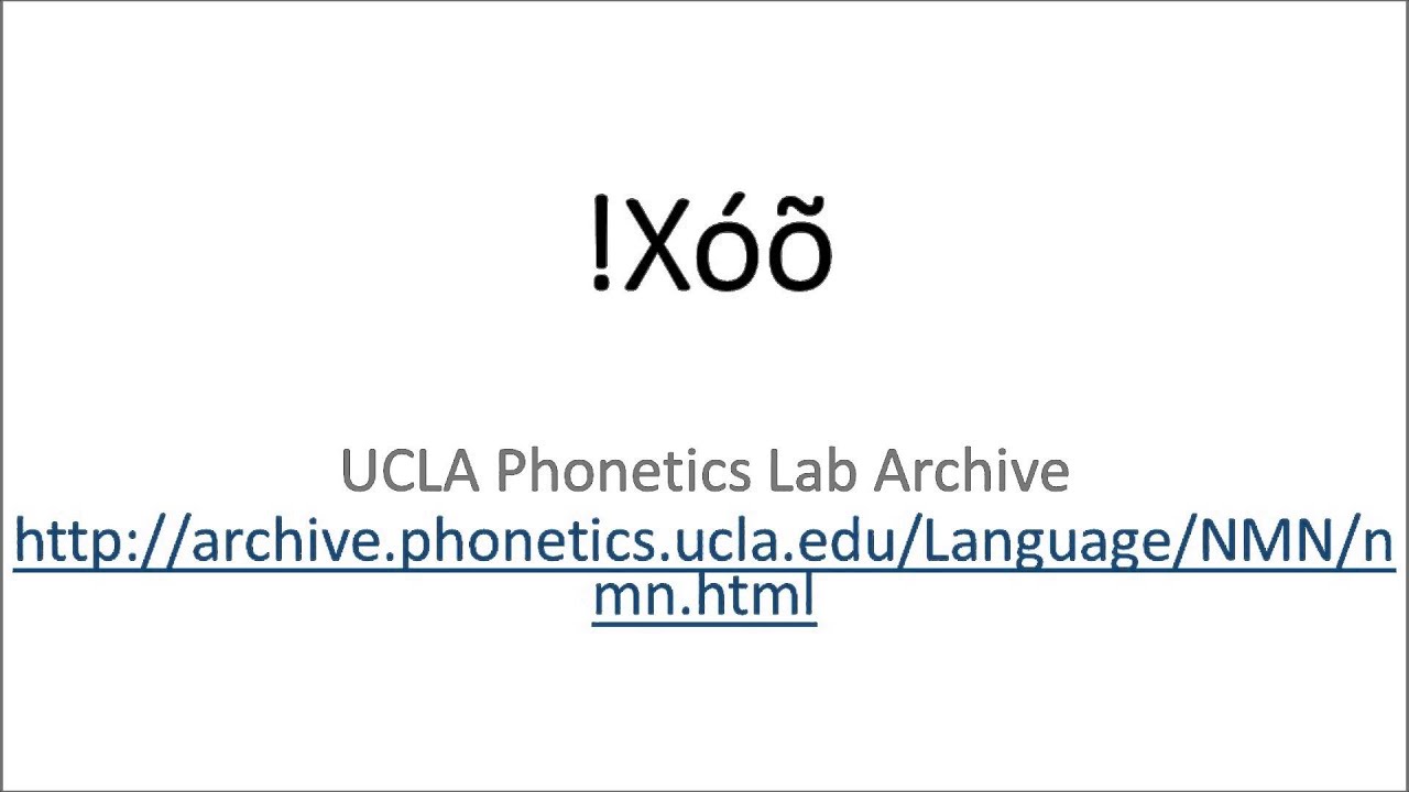 !Xóõ